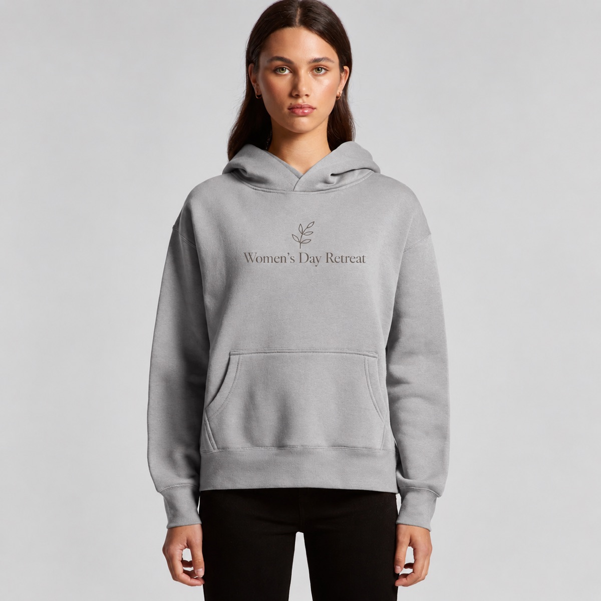 The Women's Day Retreat hoodie in grey marle